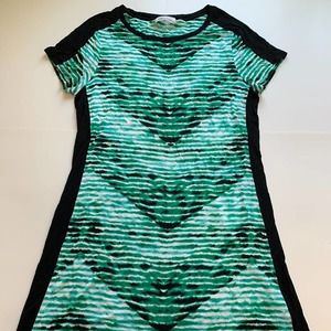 Calvin Klein Green Tie Dye Dress